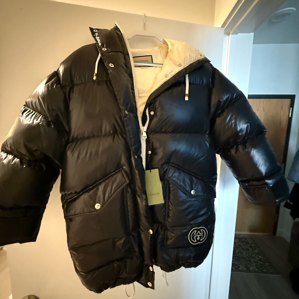 NWT Gucci Caban Shing Nylon Puffer - Picture 6 of 13